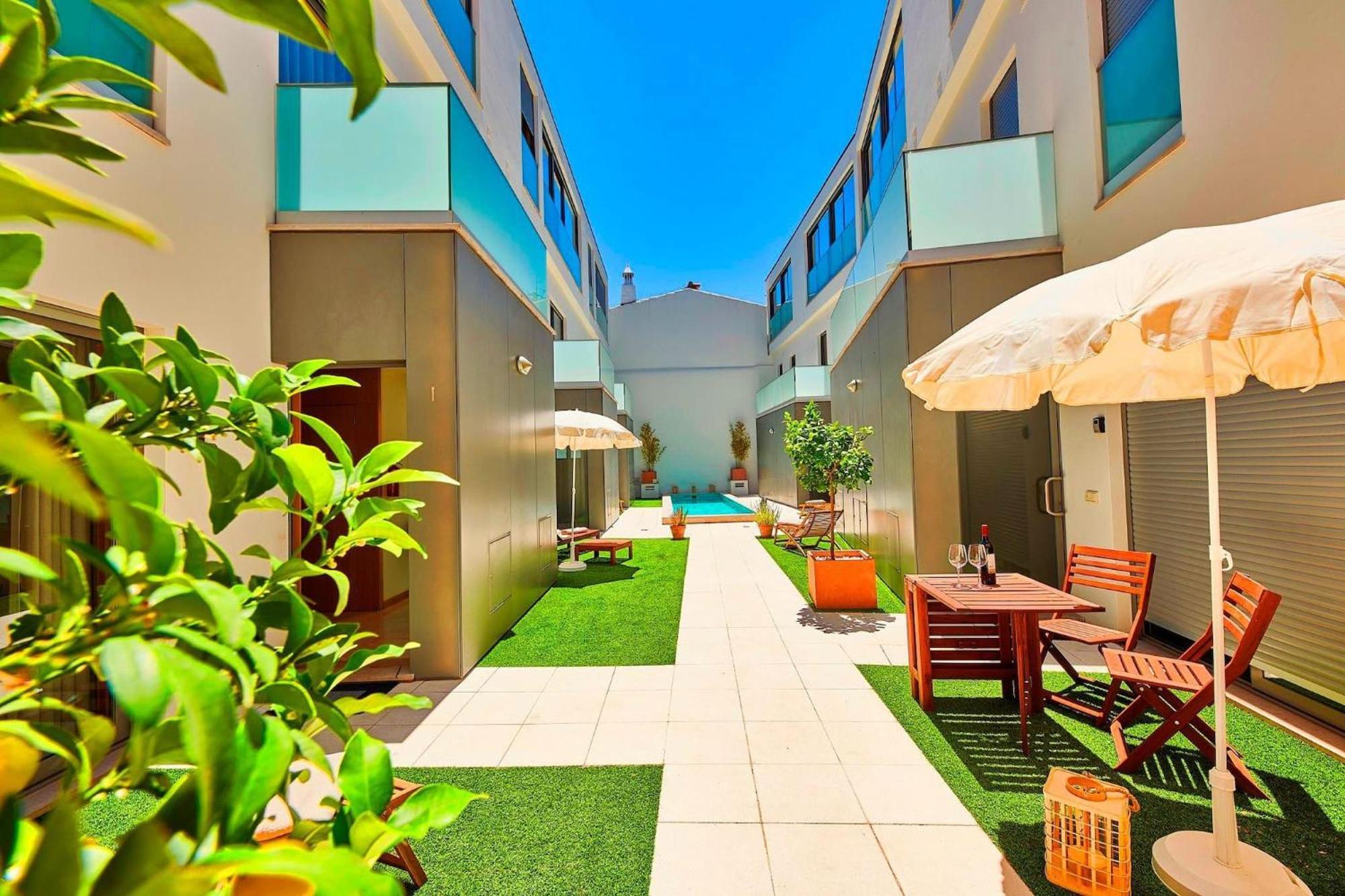 Executive Townhouse, Tavira Centre, Shared Pool Vila Exterior foto